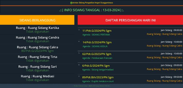 antrian sidang