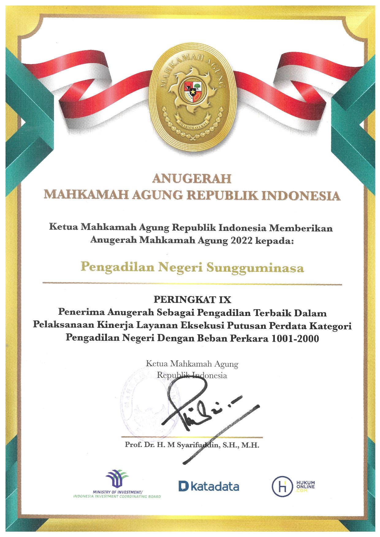 PIAGAM EKSEKUSI